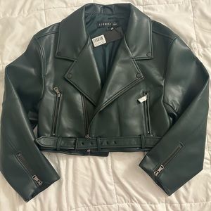 Lioness Staten Island leather jacket